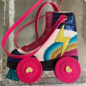 Betsey Johnson Roller Girl Roller Skate Crossbody.